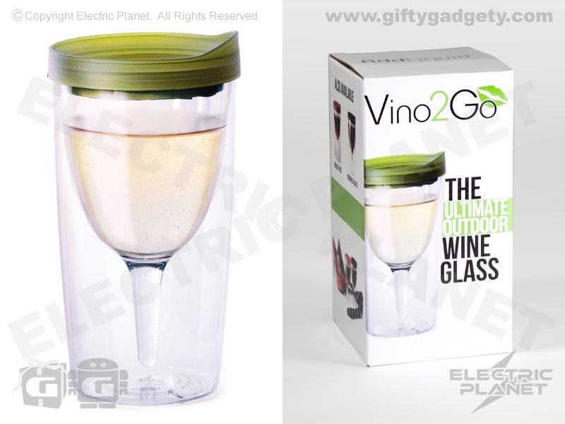 Vino2go Portable Wine Glasses Blue and Frost 96 Ct 